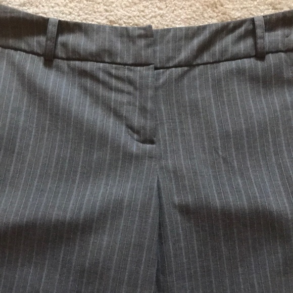 Gray Stripe Dress Pants - Picture 3 of 5